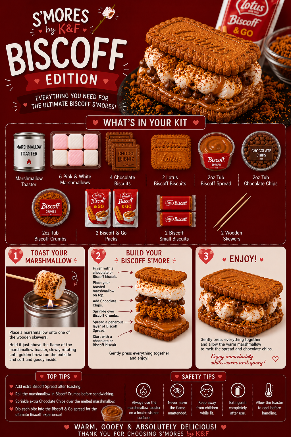 S'mores by K&F Biscoff Edition