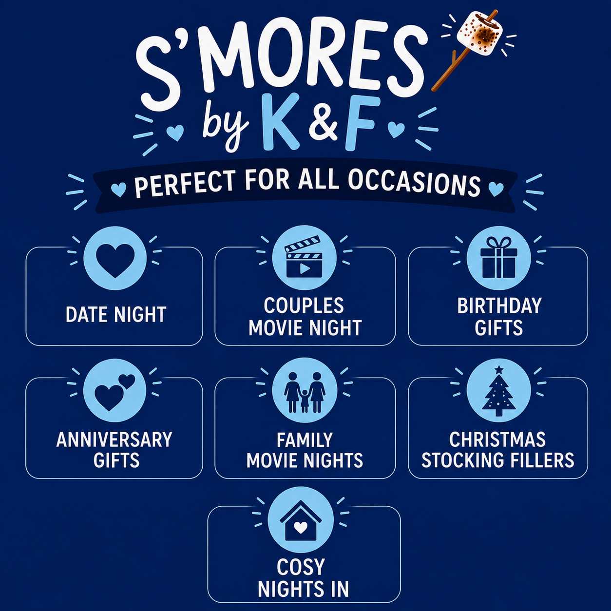 S'mores by K&F: BEST SELLING Ultimate Movie Night Kit